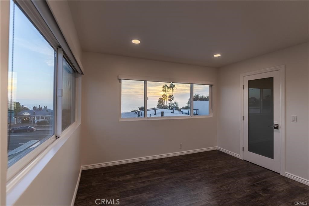 Views from bedroom and opaque walk in closet door - 577 S Ramona #E, Laguna Beach CA 92651 - photo 22