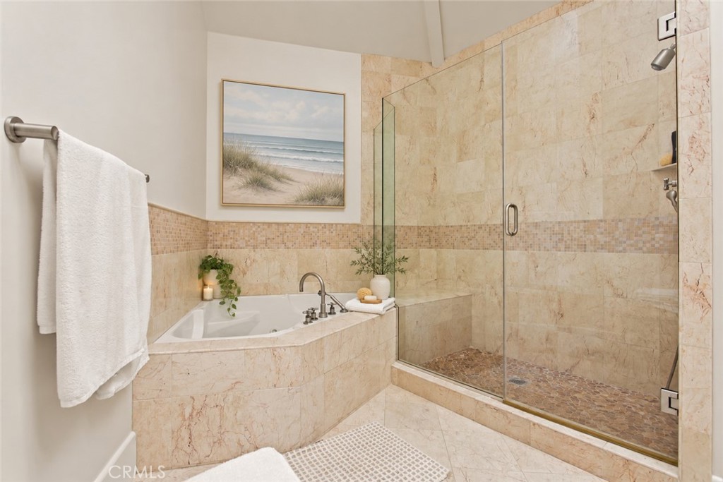 Primary Bathroom: Digitally Staged - 6 Pacific Vista, Laguna Beach CA 92651 - photo 7