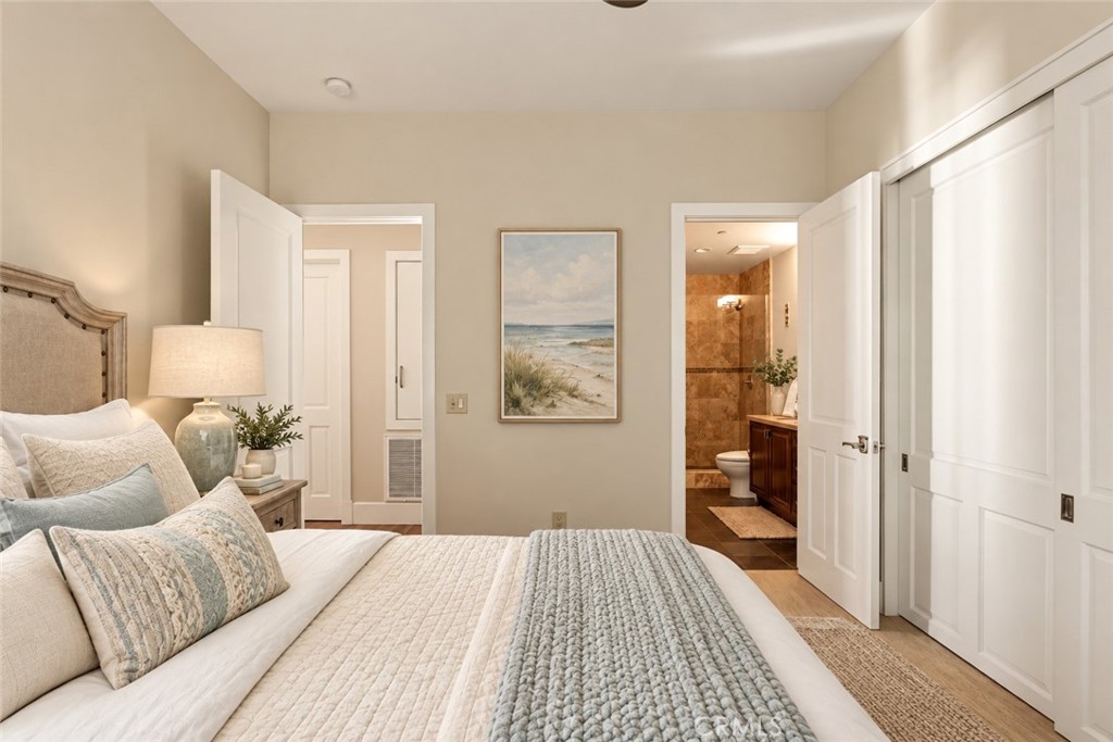 Guest Bedroom: Digitally Staged - 6 Pacific Vista, Laguna Beach CA 92651 - photo 8