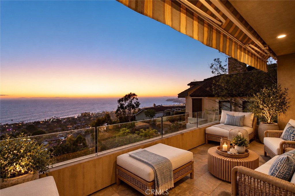 Primary Patio: Digitally Staged - 6 Pacific Vista, Laguna Beach CA 92651 - photo 9