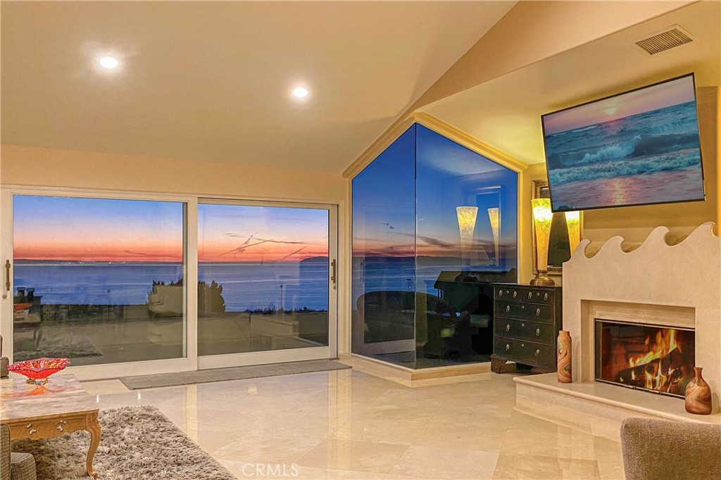 Sunset view from living room - 608 Loretta Drive, Laguna Beach CA 92651 - photo 1