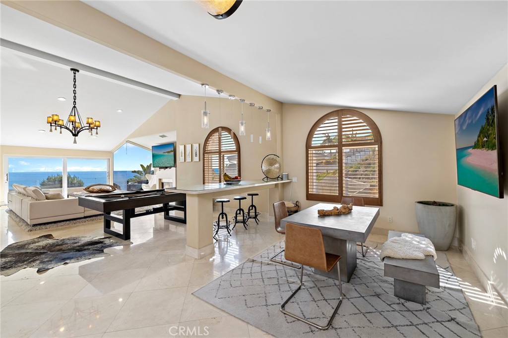 great room with sit down ocean views from every space - 608 Loretta Drive, Laguna Beach CA 92651 - photo 20