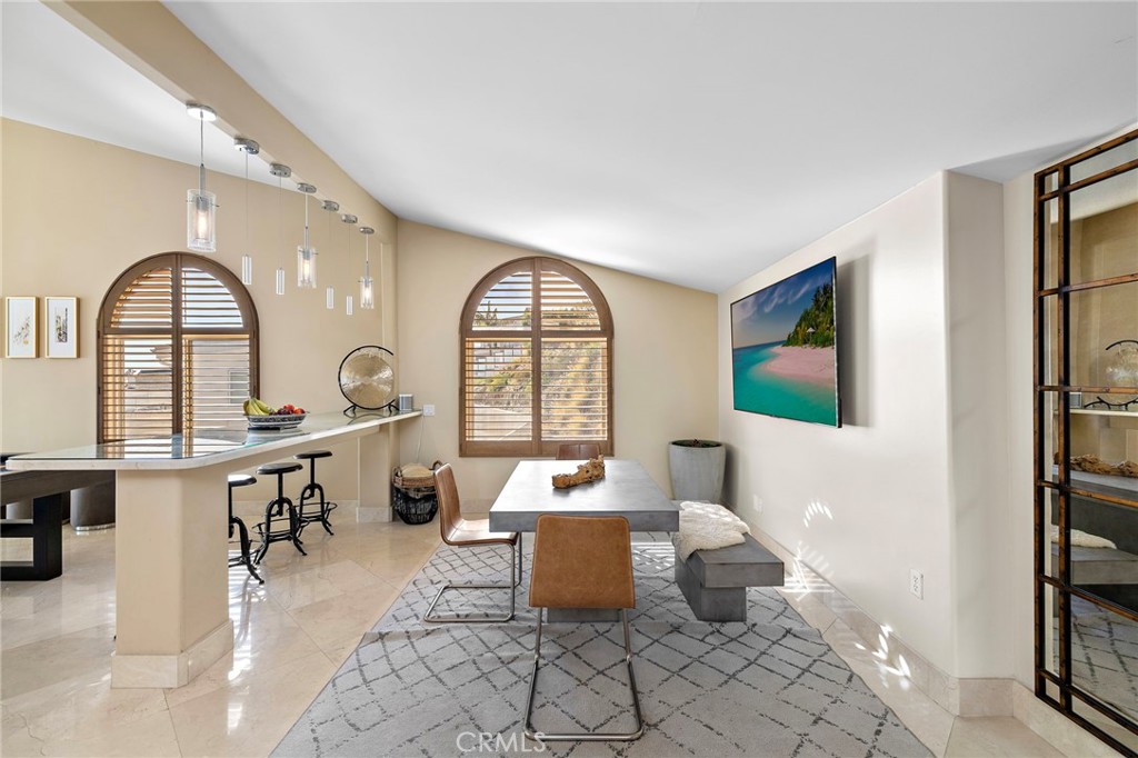 dining/bar area with ocean view - 608 Loretta Drive, Laguna Beach CA 92651 - photo 21