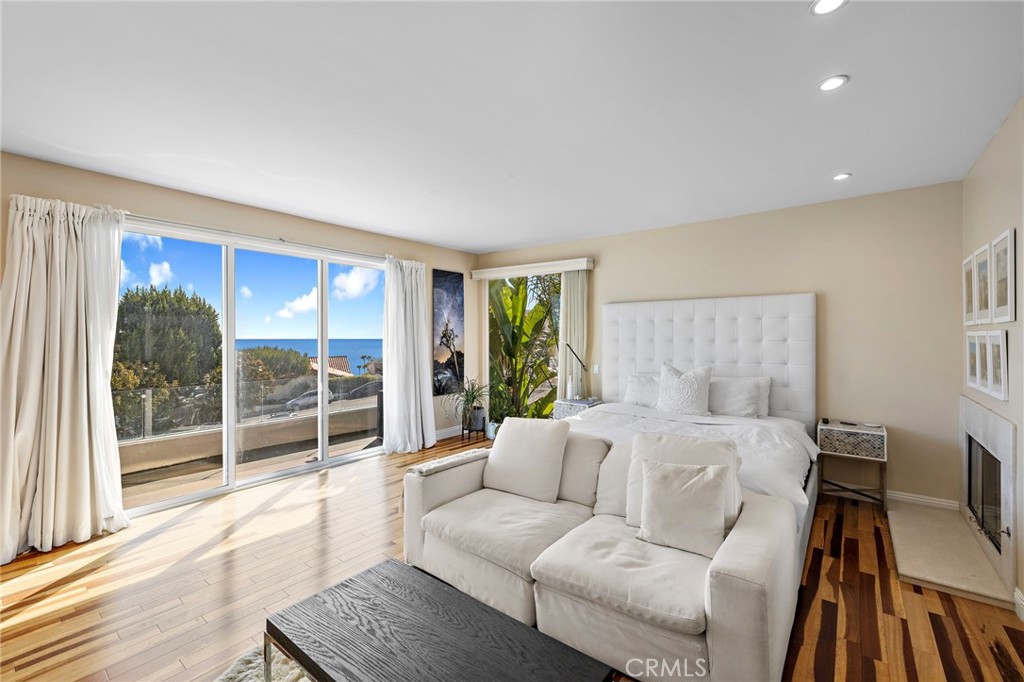 primary suite with private ocean view balcony - 608 Loretta Drive, Laguna Beach CA 92651 - photo 28