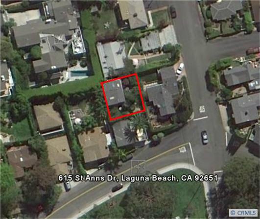 Ariel View of Property - 615 SAINT ANNS Drive, Laguna Beach CA 92651 - photo 1