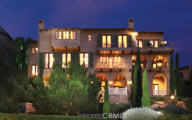 Rear elevation at dusk - 650 Diamond Street, Laguna Beach CA 92651 - photo 1