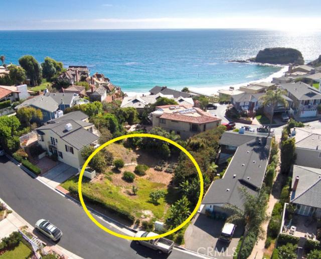 Welcome to Three Arch Bay! Note: Circled area is approximate. - 66 S La Senda Drive, Laguna Beach CA 92651 - photo 1