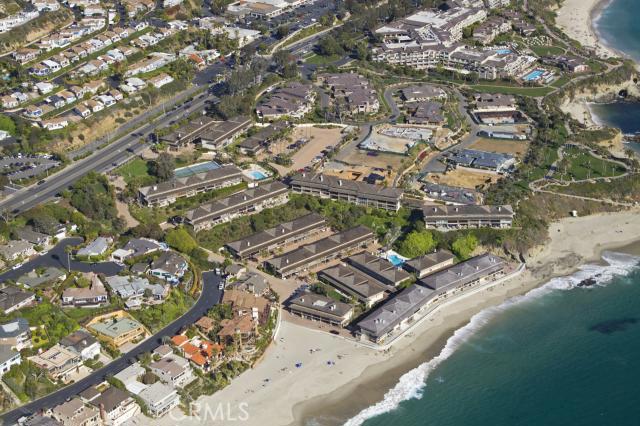 Aerial View of Villas at Blue Lagoon showing Lagunita to the North and Montage Resort and Spa to the South. - 69 Blue Lagoon, Laguna Beach CA 92651 - photo 1