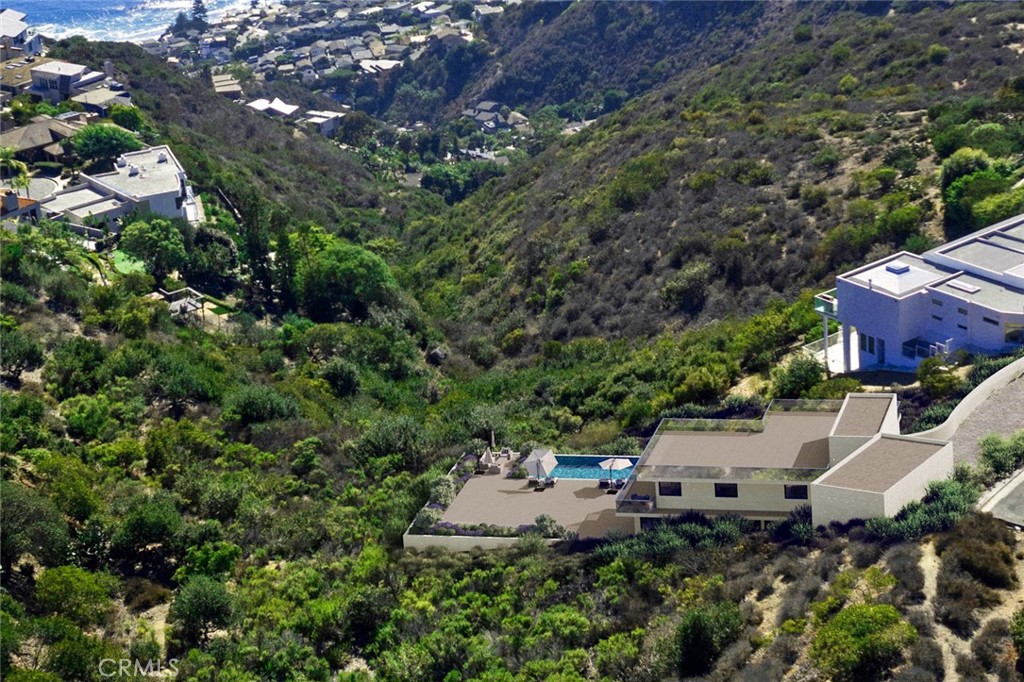 Rendering to show potential location of a home with access from Alisos Avenue. - 749 Marlin Drive, Laguna Beach CA 92651 - photo 9