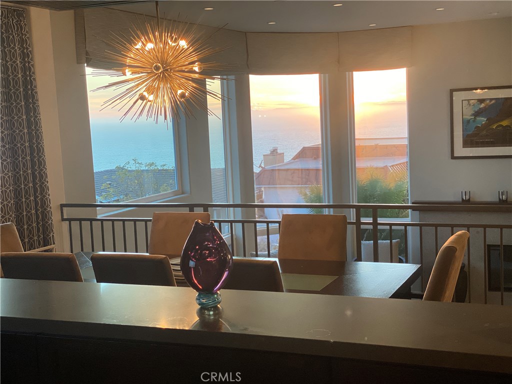 Sunset from the main level. - 750 Bolsana Drive, Laguna Beach CA 92651 - photo 1