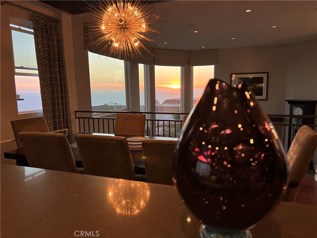 Sunset from the kitchen. - 750 Bolsana Drive, Laguna Beach CA 92651 - photo 4