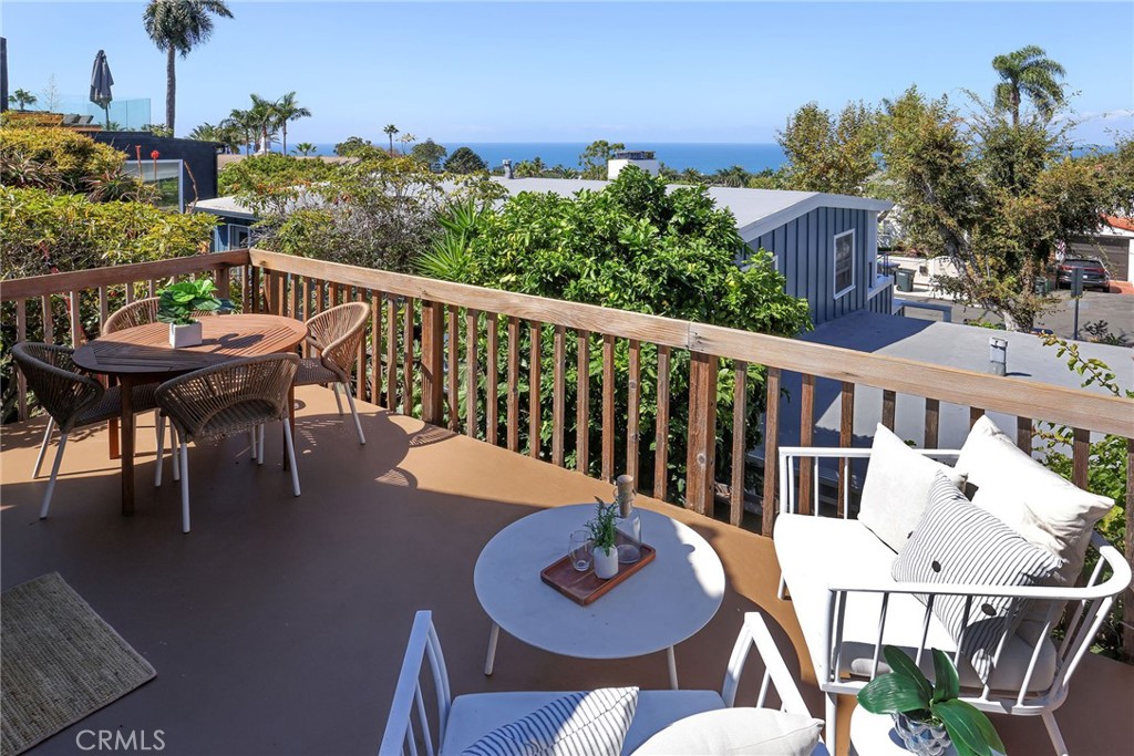 Deck off of great room - 769 Manzanita Drive, Laguna Beach CA 92651 - photo 9