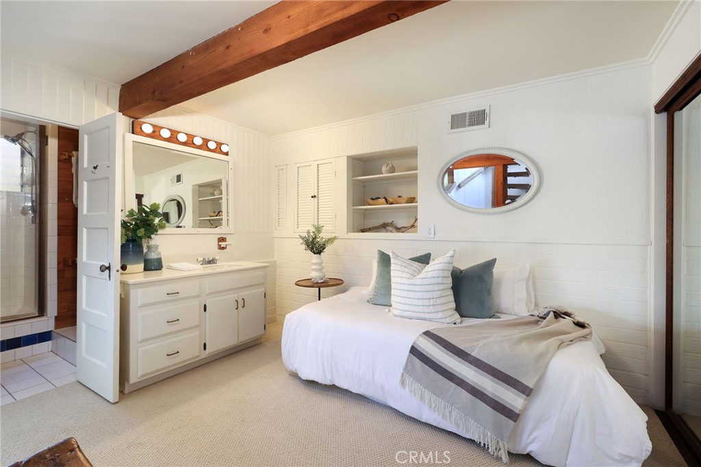 Lower level bed and bath - 769 Manzanita Drive, Laguna Beach CA 92651 - photo 21