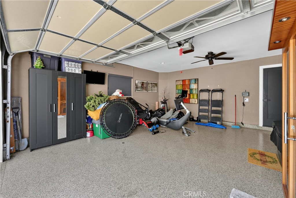 Epoxy flooring, recessed lighting garage - 16 Deer Creek Lane, Laguna Hills CA 92653 - photo 50