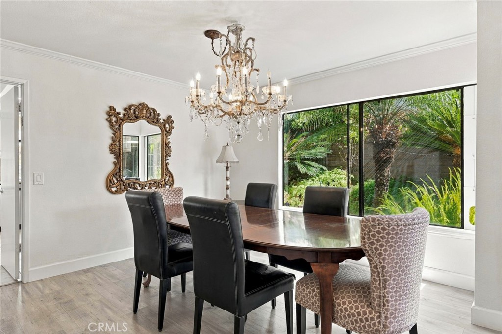 Another view of dining room with view of private side yard - 25516 La Mirada Street, Laguna Hills CA 92653 - photo 19