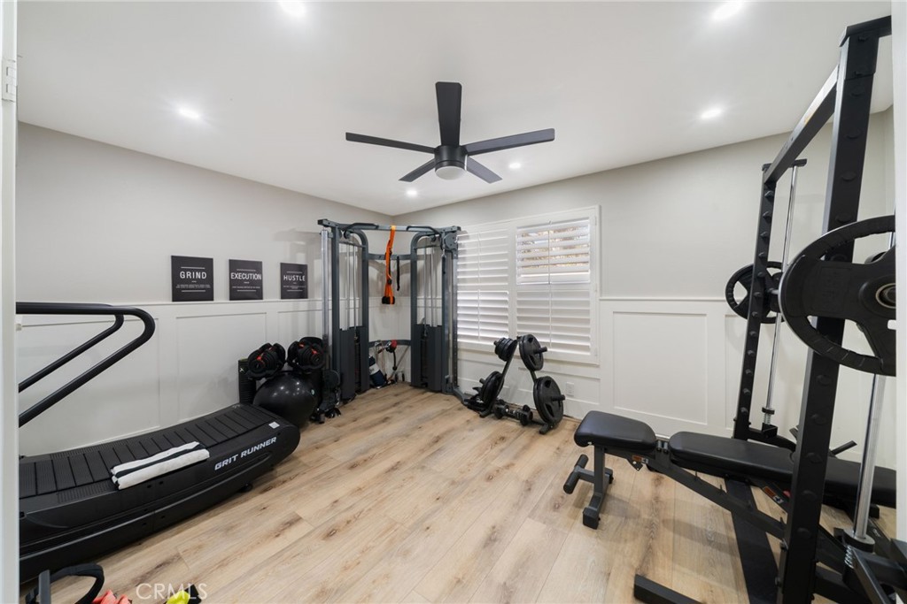 Main floor gym/bedroom - 25902 Hitching Rail, Laguna Hills CA 92653 - photo 20
