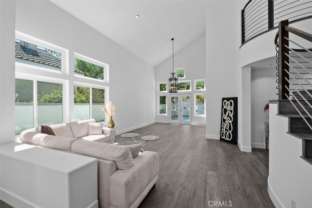 Livingroom and Dining room Two story ceilings - 26741 Bridlewood Drive, Laguna Hills CA 92653 - photo 31
