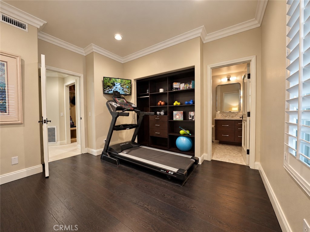 Downstairs Bedroom...or workout room - 27052 Falling Leaf Drive, Laguna Hills CA 92653 - photo 24