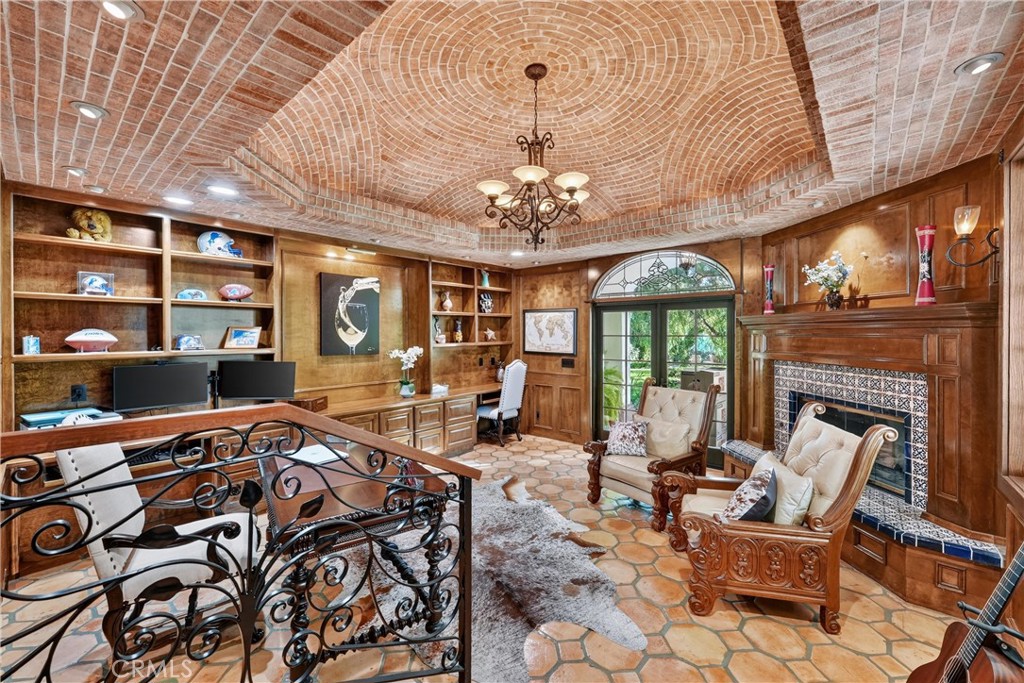 Spectacular library with domed brick ceiling - 27641 Deputy, Laguna Hills CA 92653 - photo 33