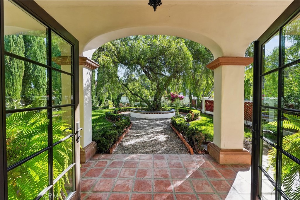 Walk out to rose garden from library - 27641 Deputy, Laguna Hills CA 92653 - photo 35