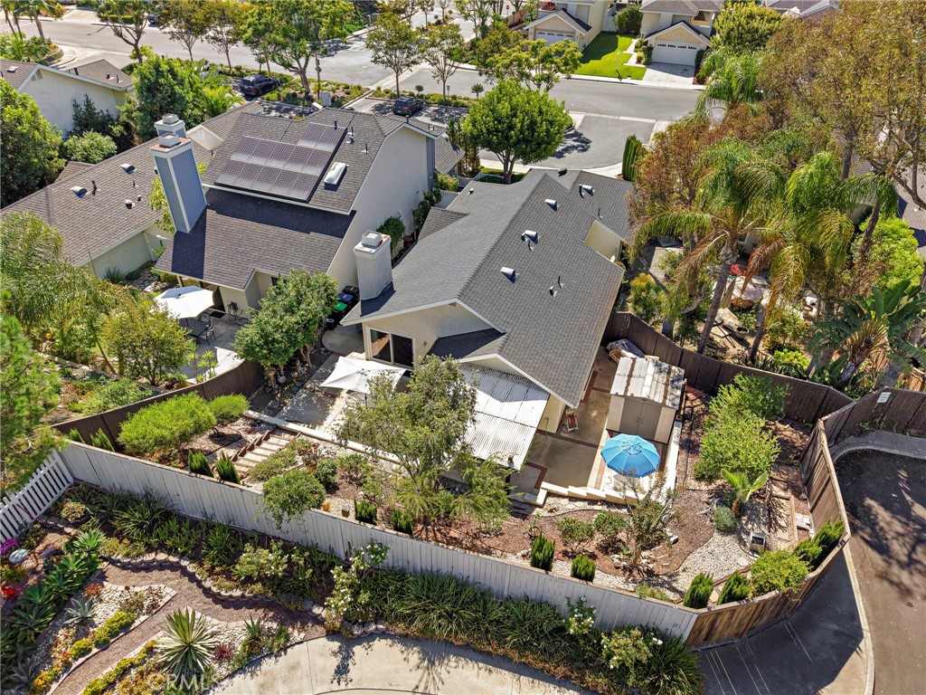 Nice view of the large lot and beautiful plantings - 30 Oxbow Creek, Laguna Hills CA 92653 - photo 32