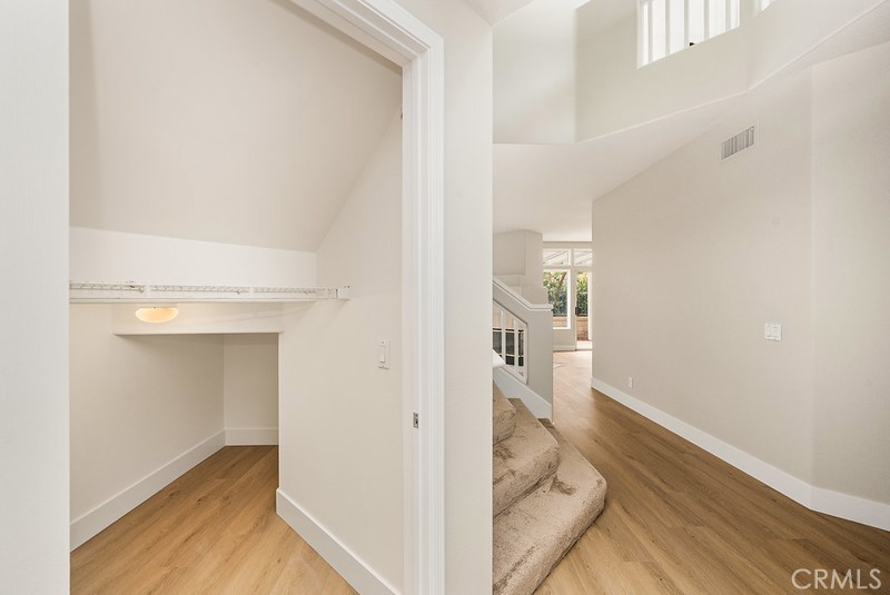 Generous storage under staircase - 100 Stoney Pointe, Laguna Niguel CA 92677 - photo 20