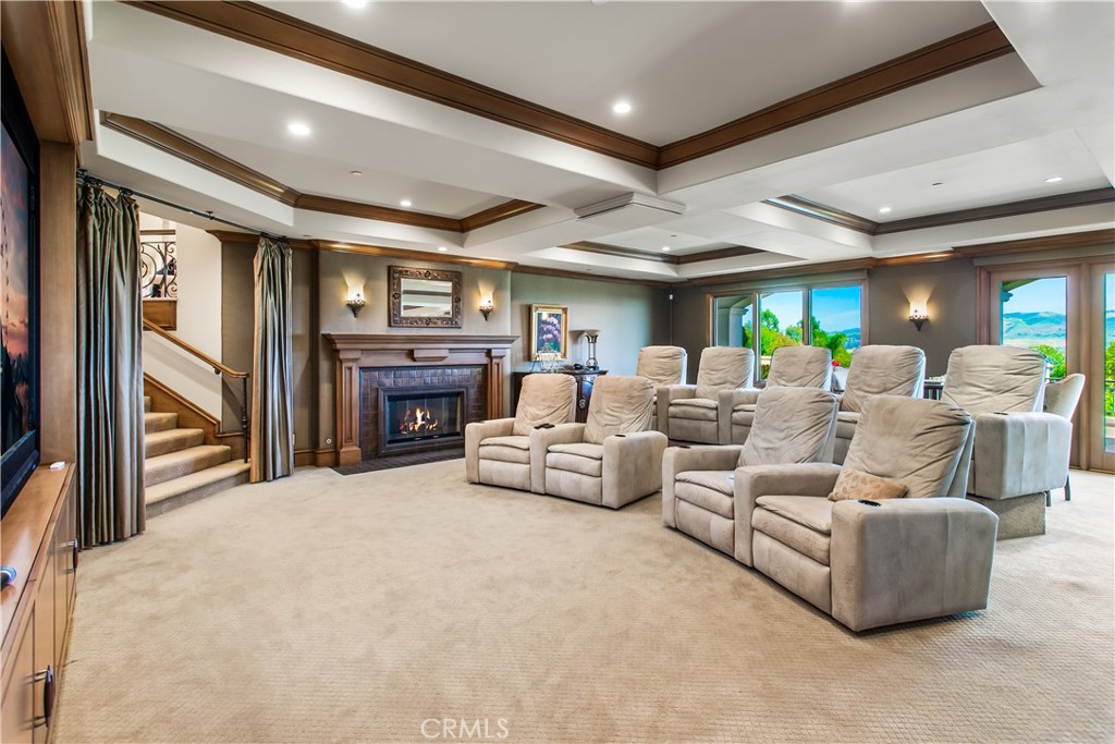Lower level game room and theatre - 12 Morning Dove, Laguna Niguel CA 92677 - photo 54