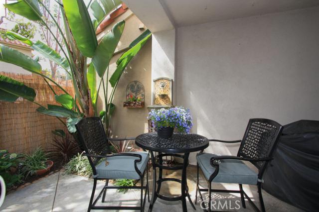 Spacious enclosed patio is private and functional. - 12 Sandy 63, Laguna Niguel CA 92677 - photo 1
