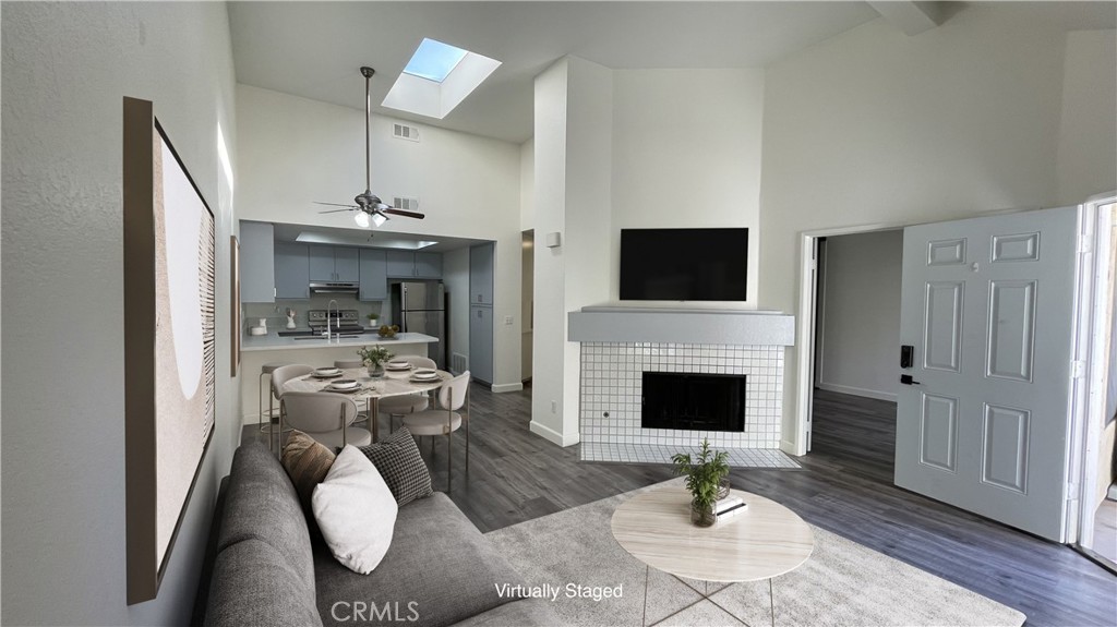 Virtually Staged Photo - Open Floor Plan. TV mount over Fireplace. - 15 Aruba, Laguna Niguel CA 92677 - photo 3