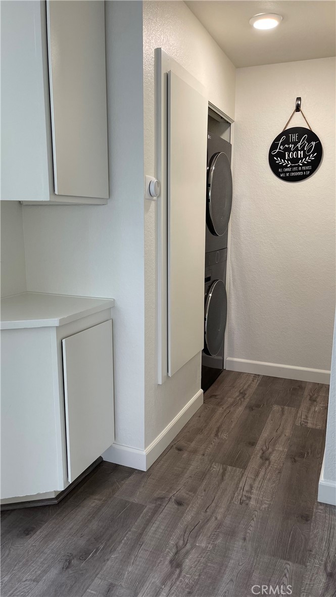 Hallway - linen closet and stackable washer/dryer unit - 15 Aruba, Laguna Niguel CA 92677 - photo 39