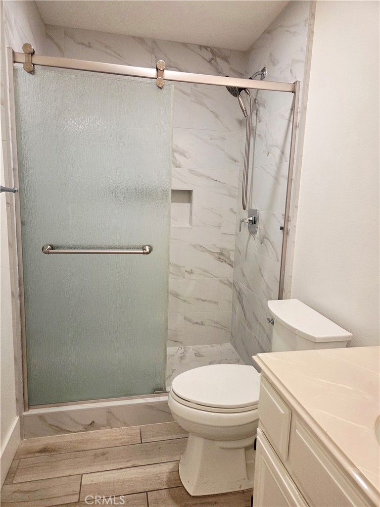 Newly updated shower in downstairs bath - 160 Chandon, Laguna Niguel CA 92677 - photo 18