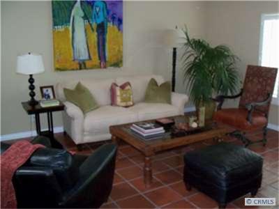 Living room with Spanish pavers - 20 NICE 38, Laguna Niguel CA 92677 - photo 1
