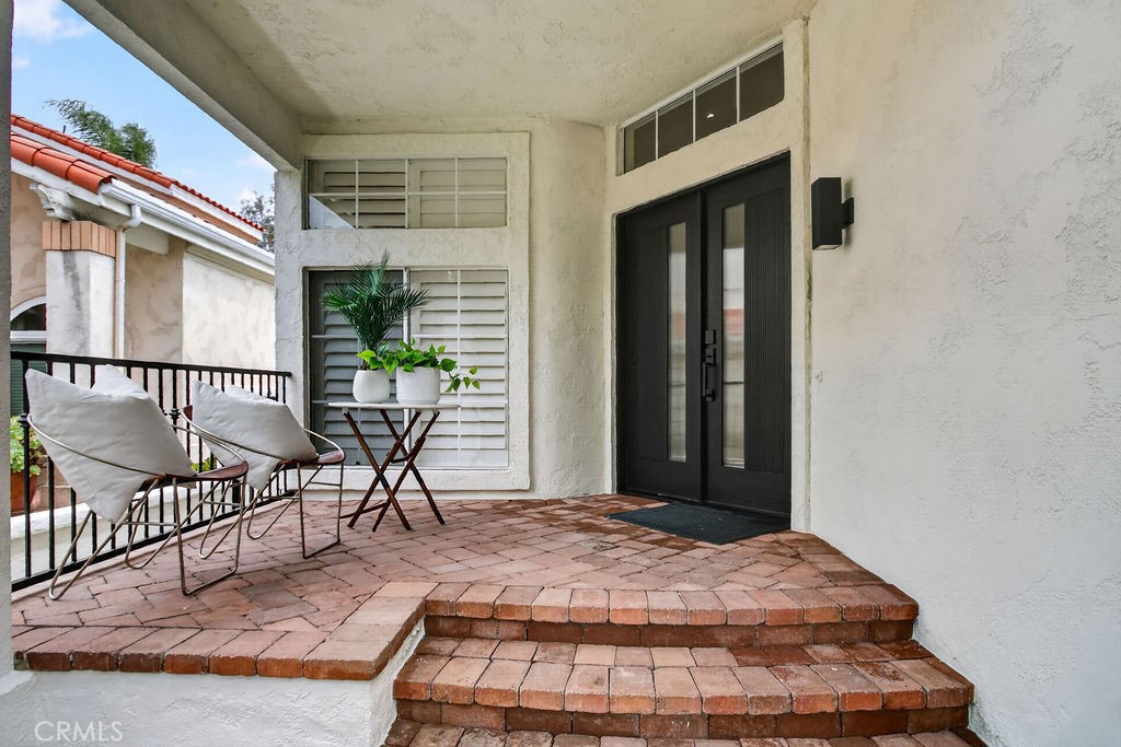 New Front door and cozy porch - 24 Corsica, Laguna Niguel CA 92677 - photo 4
