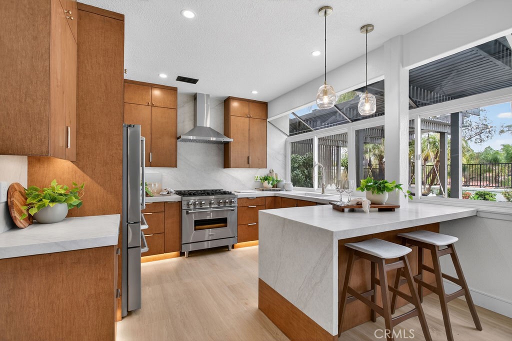 Amazing kitchen with breakfast bar, waterfall edge - 24 Corsica, Laguna Niguel CA 92677 - photo 15