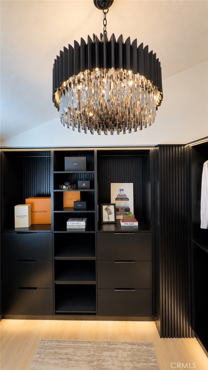 Walk in closet chandelier - 24 Corsica, Laguna Niguel CA 92677 - photo 26