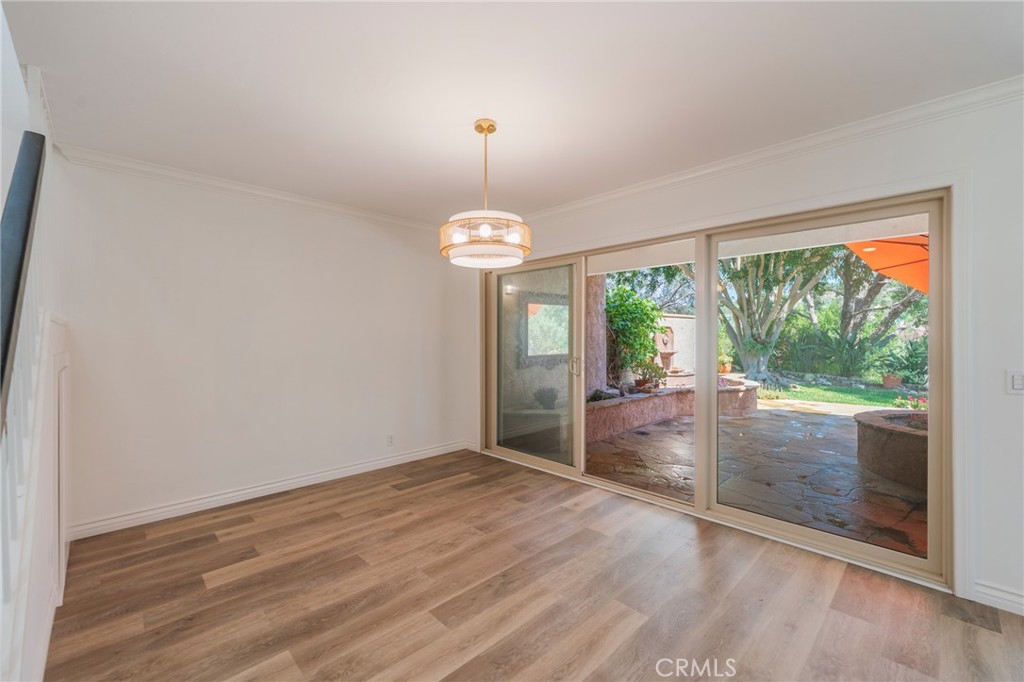 Separate Dining room with slider to patio - 24356 Hillview, Laguna Niguel CA 92677 - photo 8