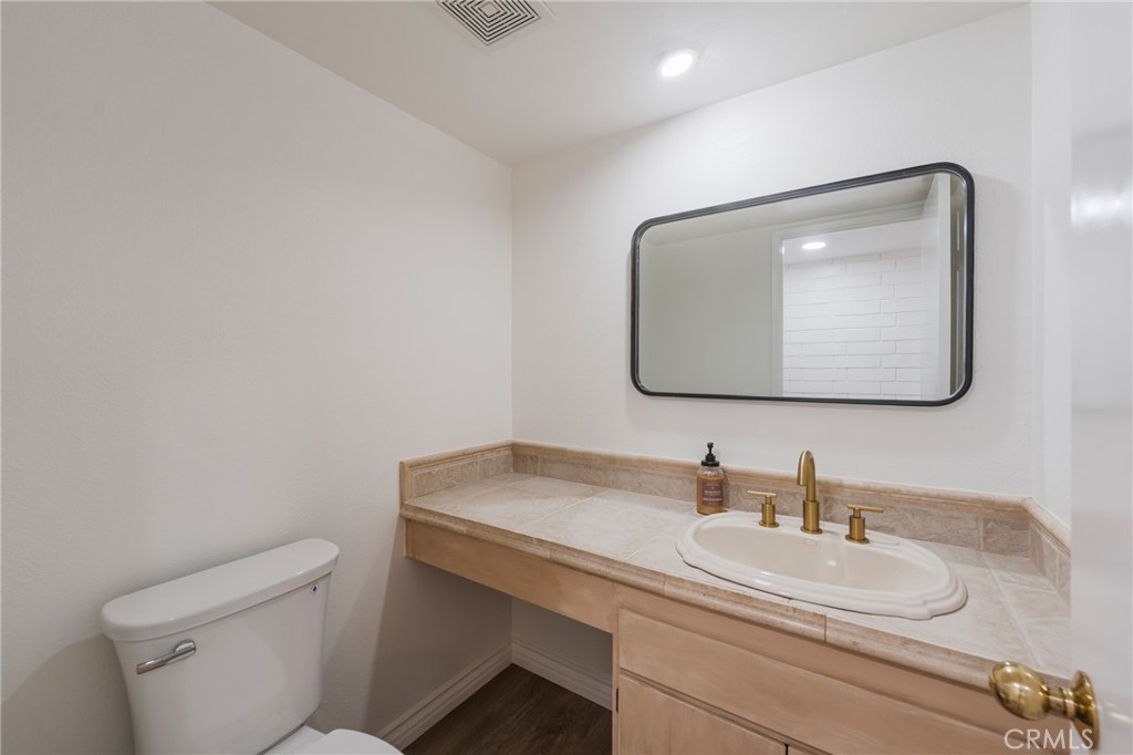 Downstairs Half Bathroom - 24356 Hillview, Laguna Niguel CA 92677 - photo 15
