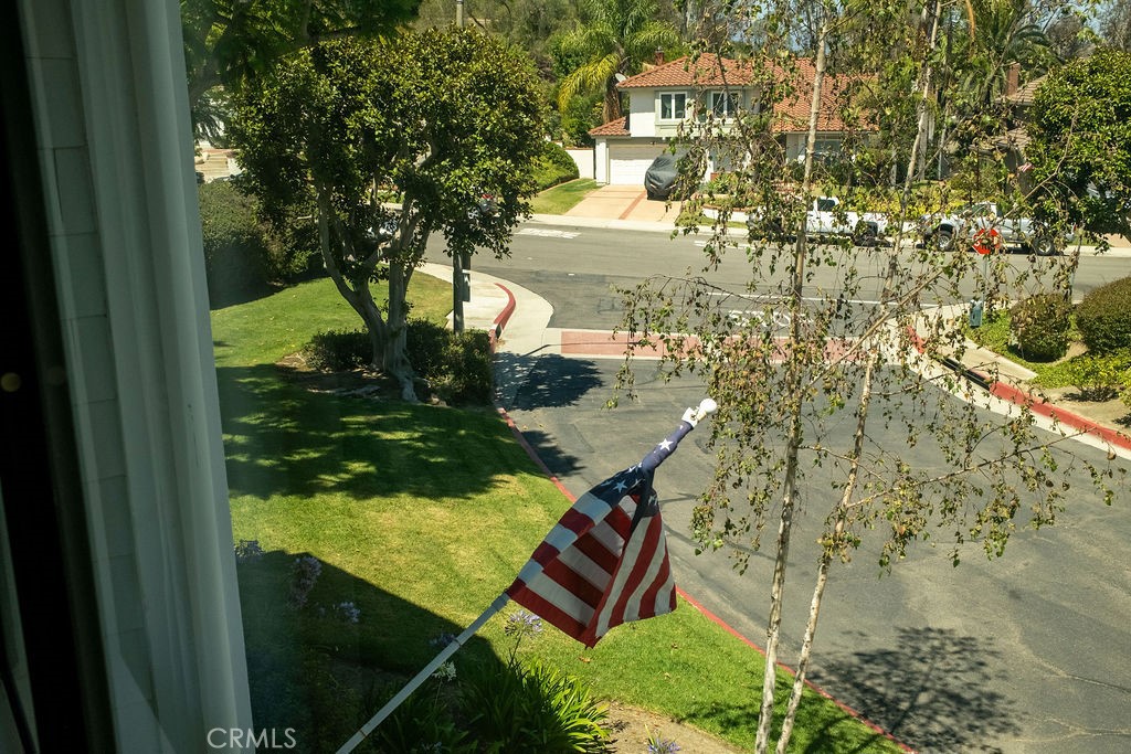 Residential street view from secondary bedroom. - 25655 Paseo La Cresta 47, Laguna Niguel CA 92677 - photo 38