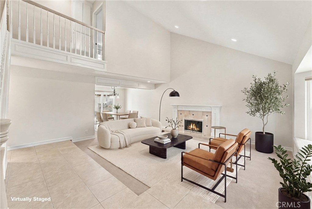Formal living room and formal dining room virtually staged. - 28172 Bluebell Drive, Laguna Niguel CA 92677 - photo 4