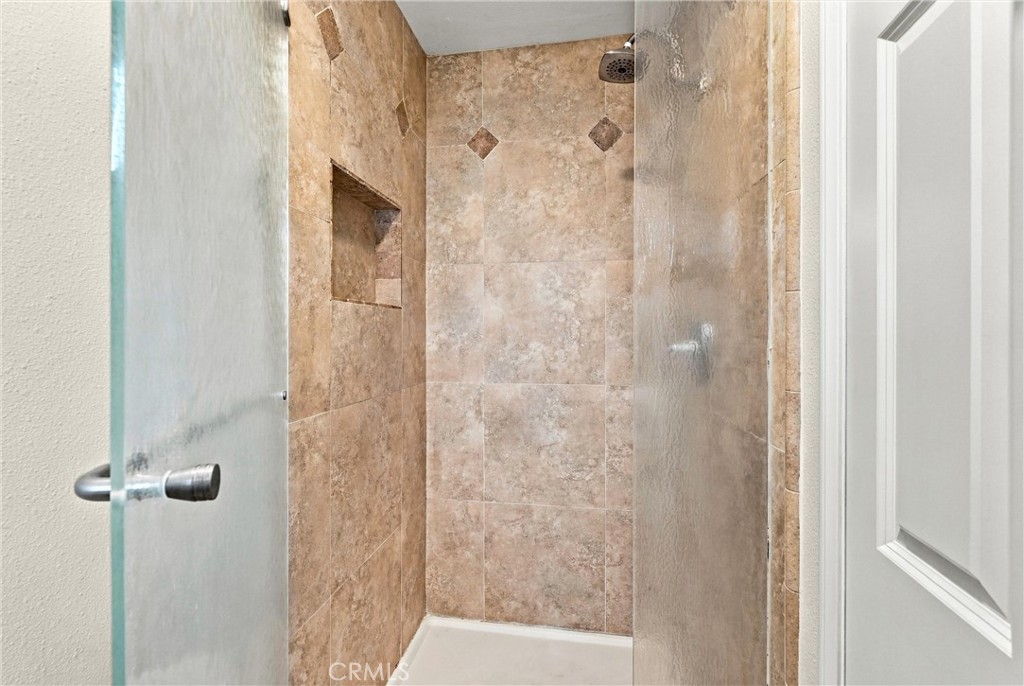 Beautiful bathroom and shower next to the downstairs bedroom. - 28172 Bluebell Drive, Laguna Niguel CA 92677 - photo 12