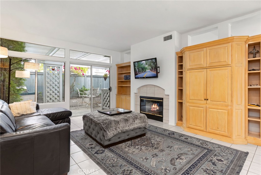 Family room with Build in and Fire plece - 29 Stoney, Laguna Niguel CA 92677 - photo 10