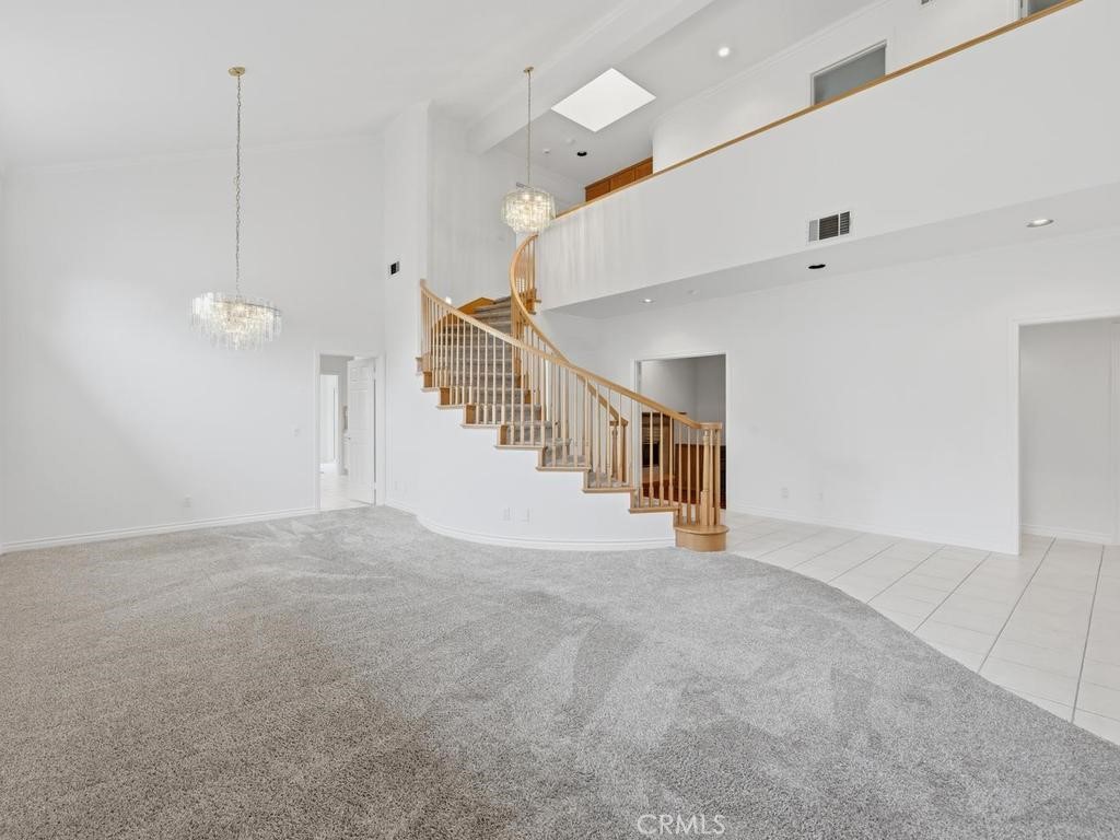 Skylight at top of stairs - 29352 Clipper Way, Laguna Niguel CA 92677 - photo 7