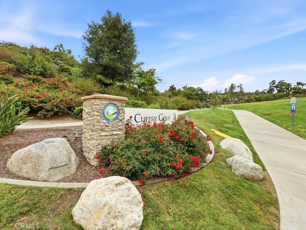 Clipper Cove Park entrance across the street from the subject property - 29352 Clipper Way, Laguna Niguel CA 92677 - photo 37