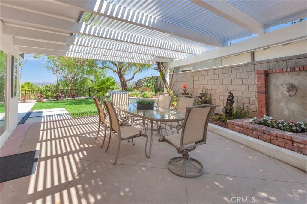 Covered Patio on the side area, just off the kitchen - 29642 Colebrook Drive, Laguna Niguel CA 92677 - photo 19