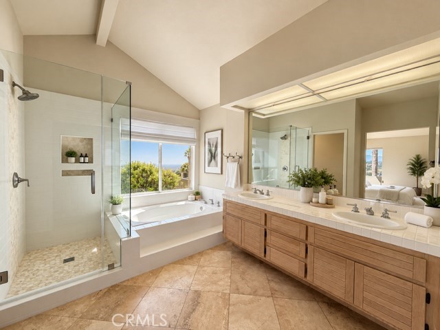 Main En-suite Bathroom and Dressing Area - Virtually staged - 30382 Anamonte, Laguna Niguel CA 92677 - photo 20