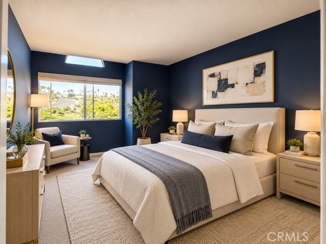 Secondary Bedroom 2 with Views of Hills - Virtually staged - 30382 Anamonte, Laguna Niguel CA 92677 - photo 26