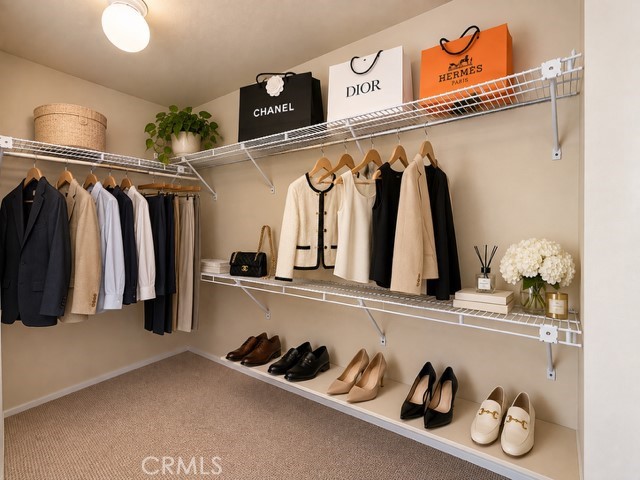 Main Bedroom - Large Walk-in Closet - Virtually staged - 30382 Anamonte, Laguna Niguel CA 92677 - photo 22
