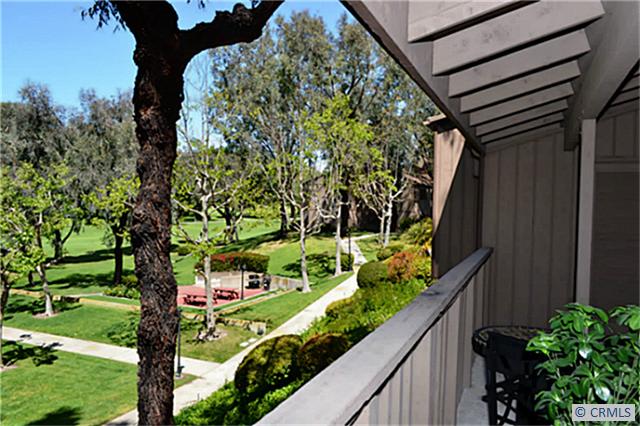 View of golf course from large covered deck. - 31283 E NINE Drive 26G, Laguna Niguel CA 92677 - photo 1