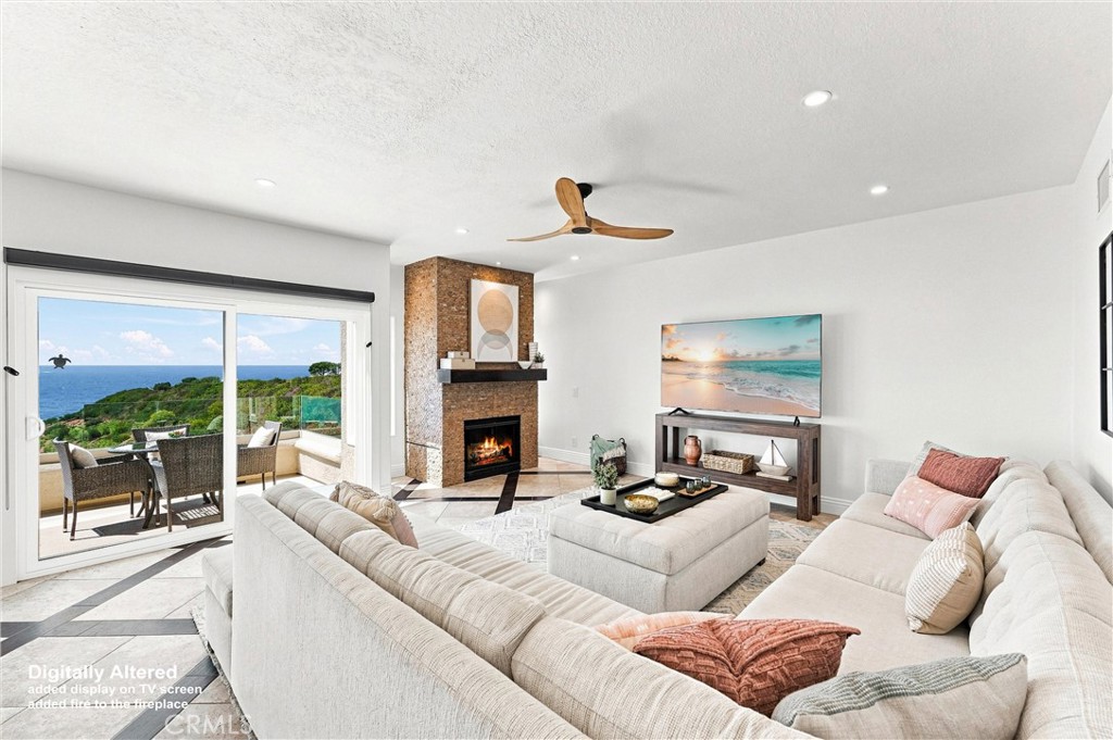 Plush oversized seating, fireplace, patio & expansive ocean views - 6 Cavalier, Laguna Niguel CA 92677 - photo 4