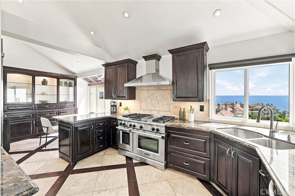 Gourmet kitchen with ocean views - 6 Cavalier, Laguna Niguel CA 92677 - photo 9